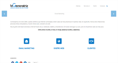 Desktop Screenshot of lageneratriz.com.ar