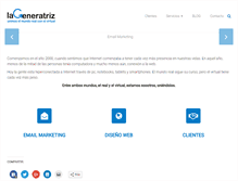 Tablet Screenshot of lageneratriz.com.ar
